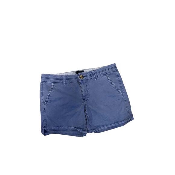 American Eagle Outfitters Shorts Womens Size 8 Blue Stretch Cotton Slash Pockets - Picture 2 of 7